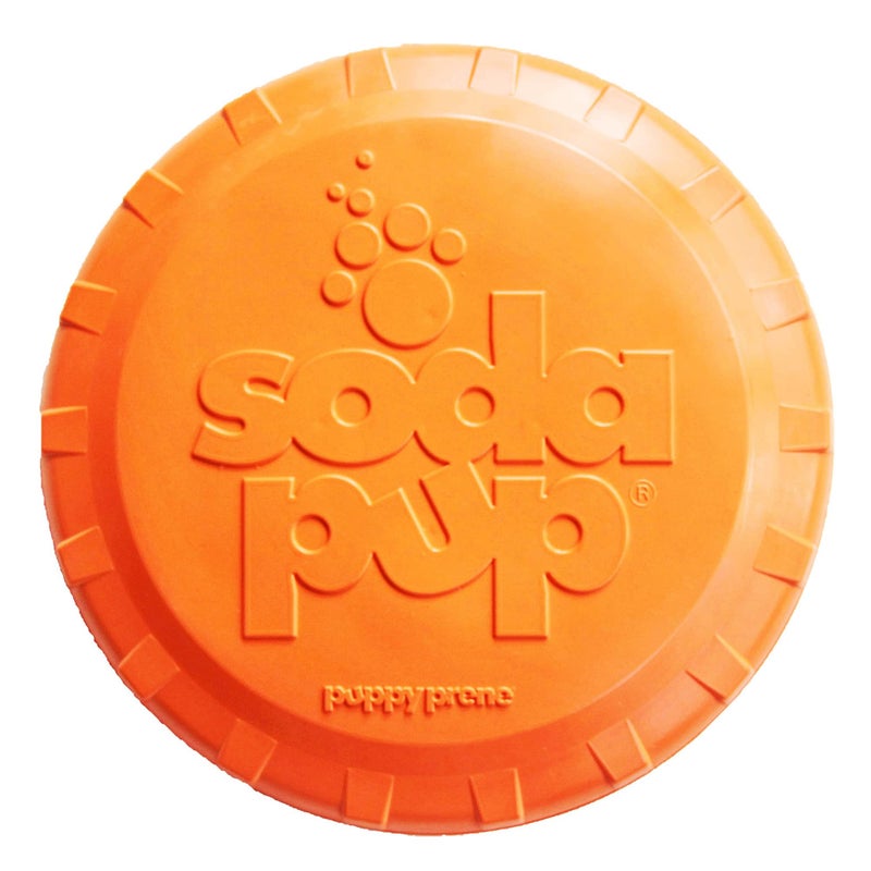 SodaPup Bottle Top â€“ Durable Flyer Retrieving Toy Made in USA from Non-Toxic, Pet-Safe, Food Safe Natural Rubber for Bonding, Physical Exercise, Building Confidence, Teaching Self-Control, & More - Image 1